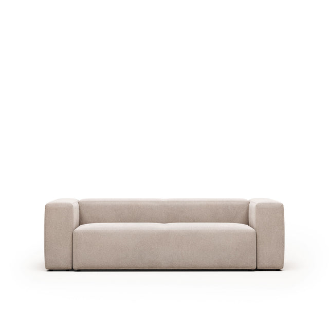 Blok 3-Sitzer Sofa beige 240 cm - ZEN ZONE