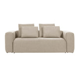 Blok 3-Sitzer Sofa beige 240 cm - ZEN ZONE