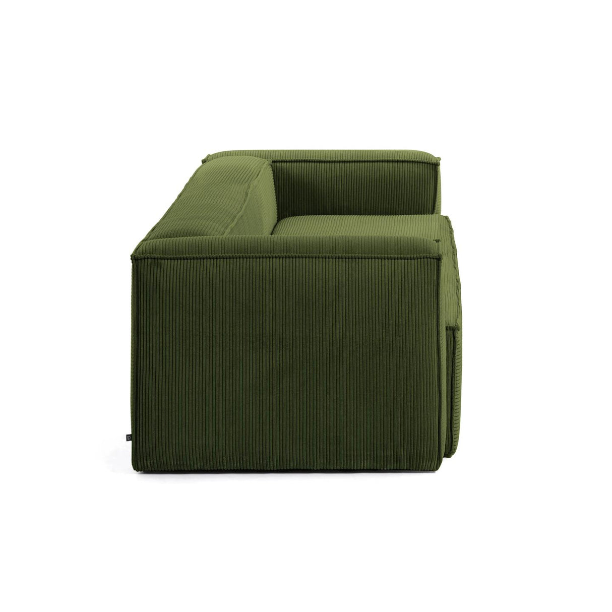 Blok 3-Sitzer-Sofa breiter Cord grün 240 cm - ZEN ZONE