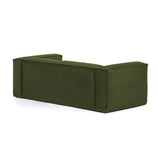 Blok 3-Sitzer-Sofa breiter Cord grün 240 cm - ZEN ZONE