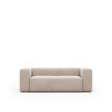 Blok 2-Sitzer Sofa beige 210 cm - ZEN ZONE