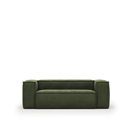 Blok 2-Sitzer-Sofa breiter Cord grün 210 cm - ZEN ZONE