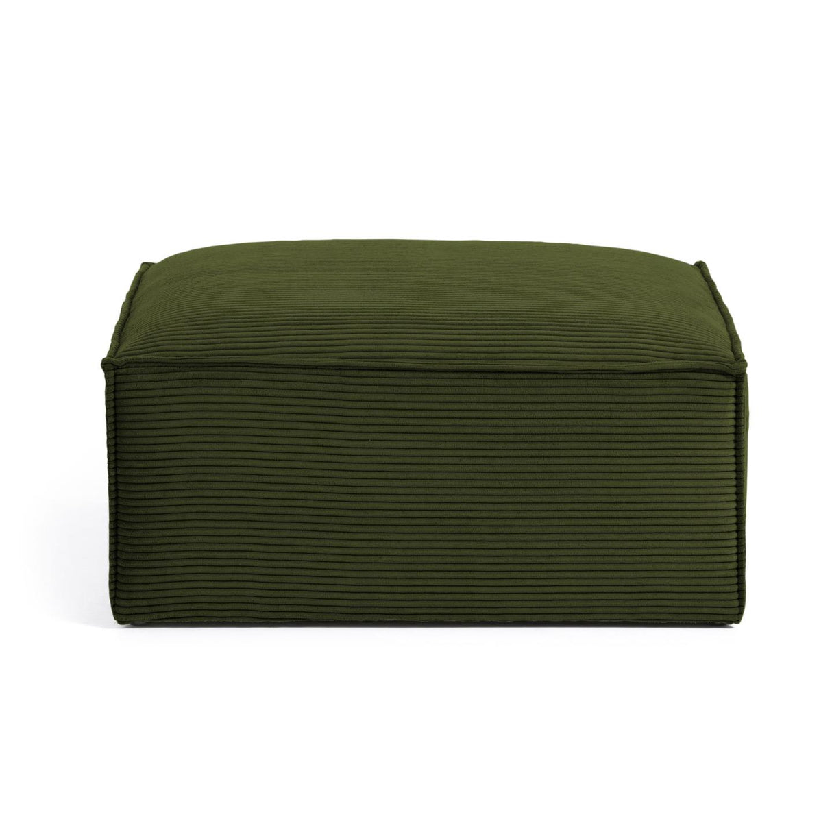 Blok Pouf breiter Cord grün 90 x 70 cm - ZEN ZONE