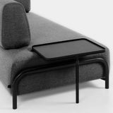 Compo 3-Sitzer Sofa dunkelgrau mit großem Tablett 252 cm - ZEN ZONE