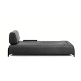 Compo 3-Sitzer Sofa dunkelgrau mit kleinem Tablett 232 cm - ZEN ZONE