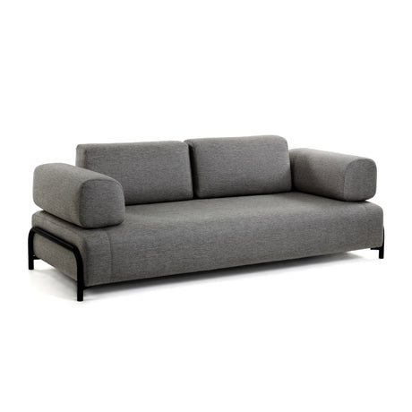 Compo 3-Sitzer Sofa dunkelgrau 232 cm - ZEN ZONE