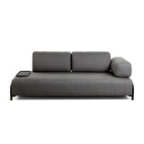 Compo 3-Sitzer Sofa dunkelgrau 232 cm - ZEN ZONE