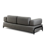 Compo 3-Sitzer Sofa dunkelgrau 232 cm - ZEN ZONE