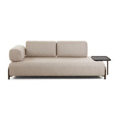 Compo 3-Sitzer Sofa beige 232 cm - ZEN ZONE