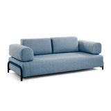 Compo 3-Sitzer Sofa blau 232 cm - ZEN ZONE