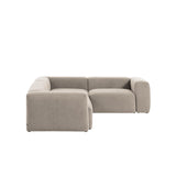 Blok 4-Sitzer-Ecksofa beige 320 x 230 cm / 230 x 320 cm - ZEN ZONE