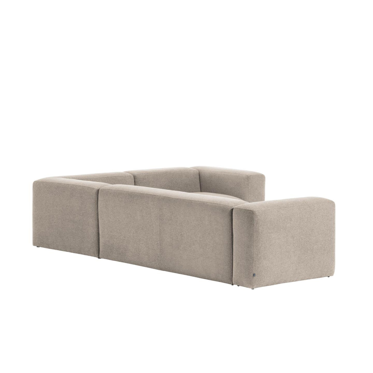 Blok 4-Sitzer-Ecksofa beige 320 x 230 cm / 230 x 320 cm - ZEN ZONE