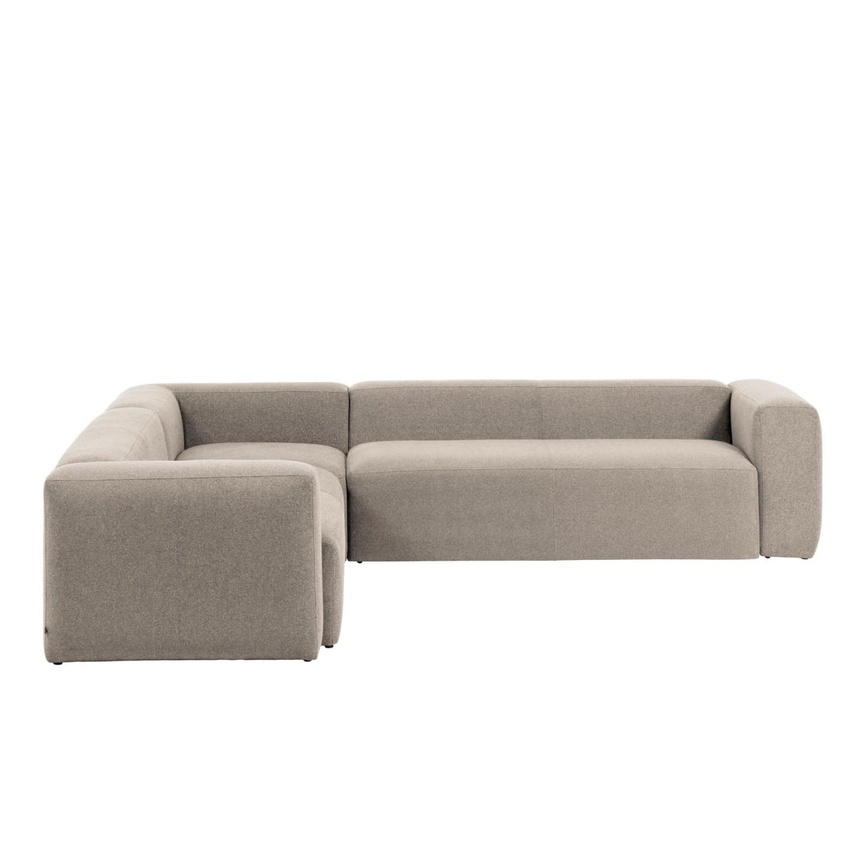 Blok 6-Sitzer Ecksofa in beige 320 x 320 cm - ZEN ZONE