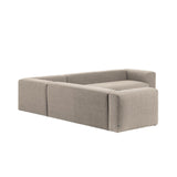 Blok 6-Sitzer Ecksofa in beige 320 x 320 cm - ZEN ZONE