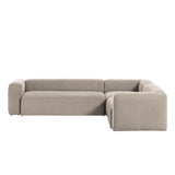 Blok 5-Sitzer-Ecksofa in Beige 320 x 290 cm / 290 x 320 cm - ZEN ZONE