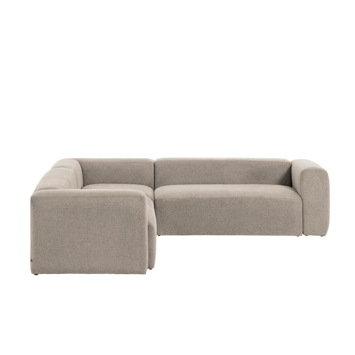 Blok 5-Sitzer-Ecksofa in Beige 320 x 290 cm / 290 x 320 cm - ZEN ZONE