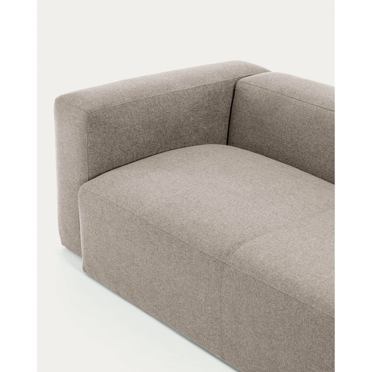 Blok 6-Sitzer Ecksofa in beige 320 x 320 cm - ZEN ZONE