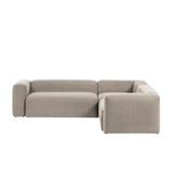 Blok 4-Sitzer Ecksofa beige 290 x 290 cm - ZEN ZONE