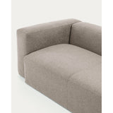 Blok 4-Sitzer Ecksofa beige 290 x 290 cm - ZEN ZONE