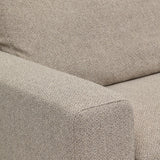 Noa 3-Sitzer Sofa beige und Beine mit dunklem Finish 230 cm - ZEN ZONE