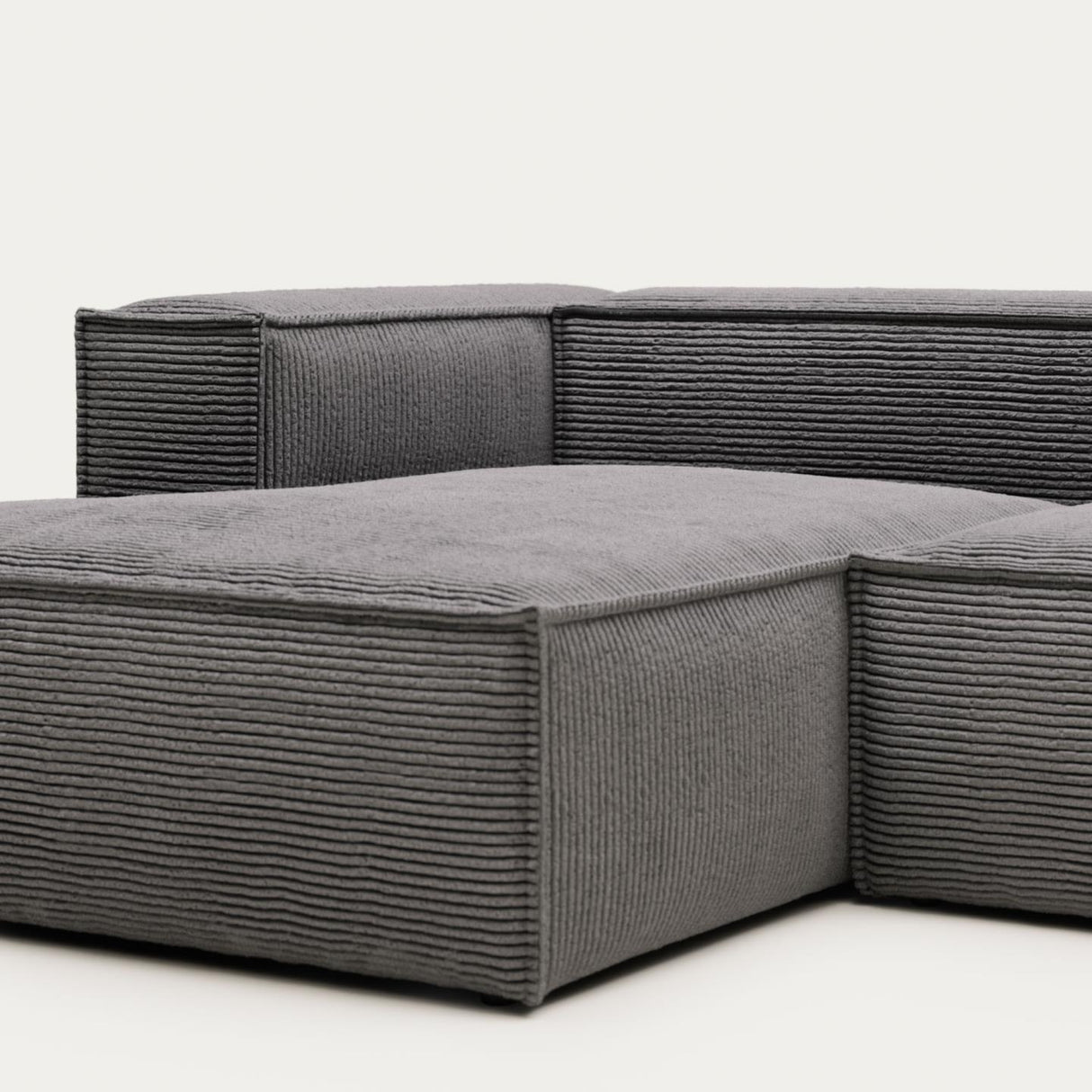 Blok 3-Sitzer-Sofa 300 cm grau - ZEN ZONE