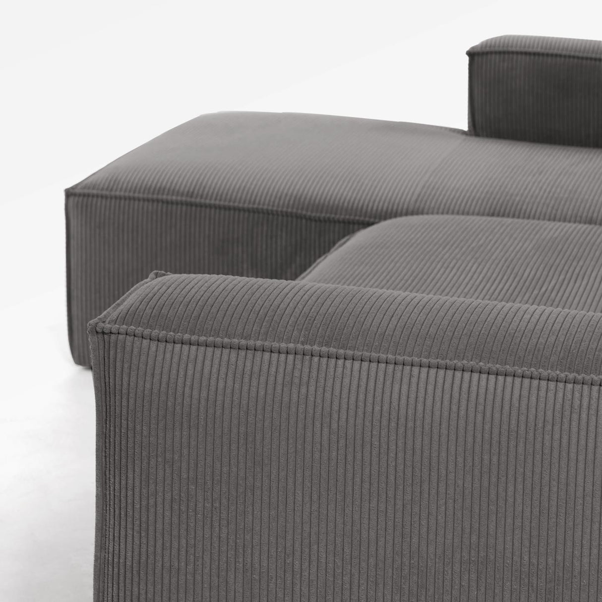 Blok 3-Sitzer-Sofa 300 cm grau - ZEN ZONE