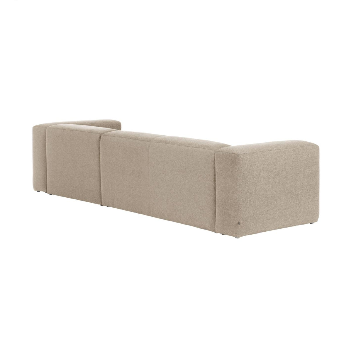 Blok 3-Sitzer Sofa mit Chaiselongue rechts in beige 300 cm - ZEN ZONE