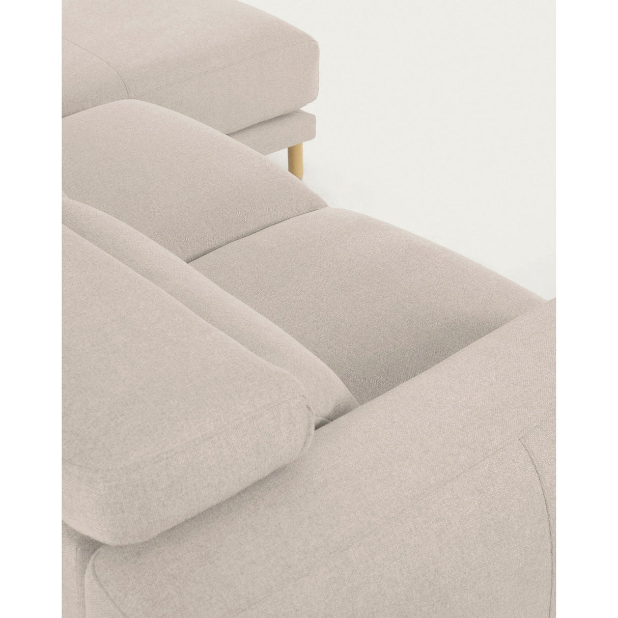 Singa 3-Sitzer Sofa mit Chaiselongue rechts weiß 296 cm - ZEN ZONE