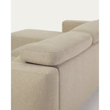 Singa 3-Sitzer Sofa mit Chaiselongue links beige 296 cm - ZEN ZONE