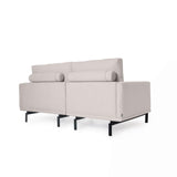 Galene 3-Sitzer Sofa beige mit Chaiselongue rechts 214 cm - ZEN ZONE Furniture