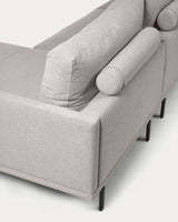 Galene 3-Sitzer Sofa beige mit Chaiselongue rechts 214 cm - ZEN ZONE Furniture