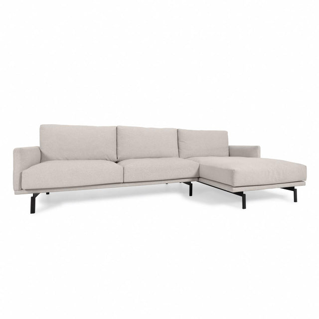 Galene 4-Sitzer Sofa beige mit Chaiselongue rechts 314 cm - ZEN ZONE