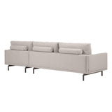 Galene 4-Sitzer Sofa beige mit Chaiselongue rechts 314 cm - ZEN ZONE