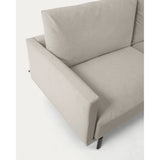 Galene 4-Sitzer Sofa beige mit Chaiselongue rechts 314 cm - ZEN ZONE