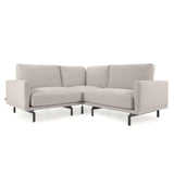 Galene 2-Sitzer Ecksofa beige 207 x 207 cm - ZEN ZONE