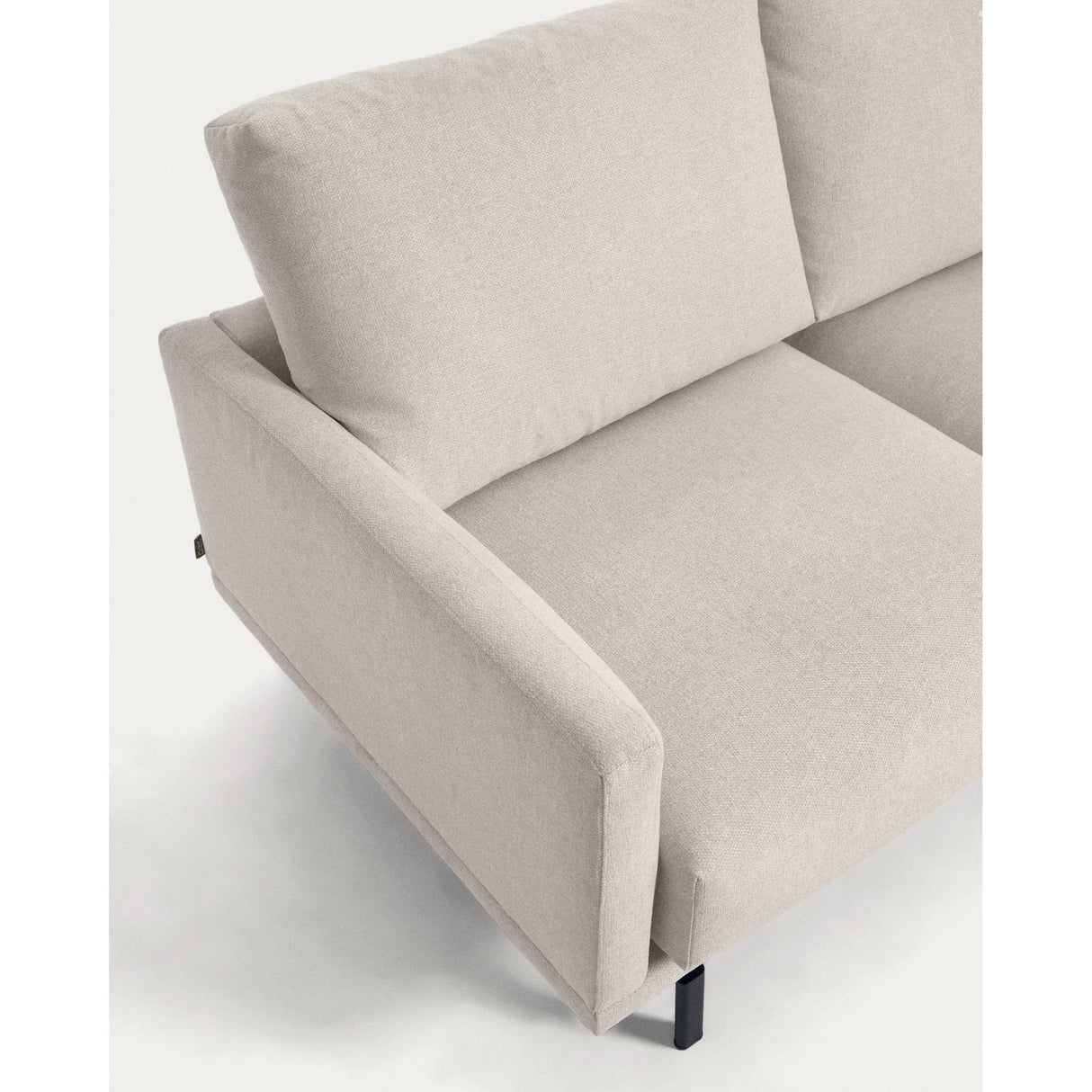 Galene 2-Sitzer Ecksofa beige 207 x 207 cm - ZEN ZONE