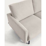 Galene 2-Sitzer Ecksofa beige 207 x 207 cm - ZEN ZONE