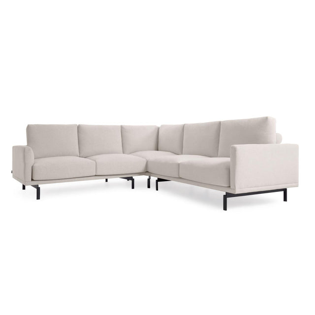 Galene 4-Sitzer Ecksofa beige 267 x 267 cm - ZEN ZONE