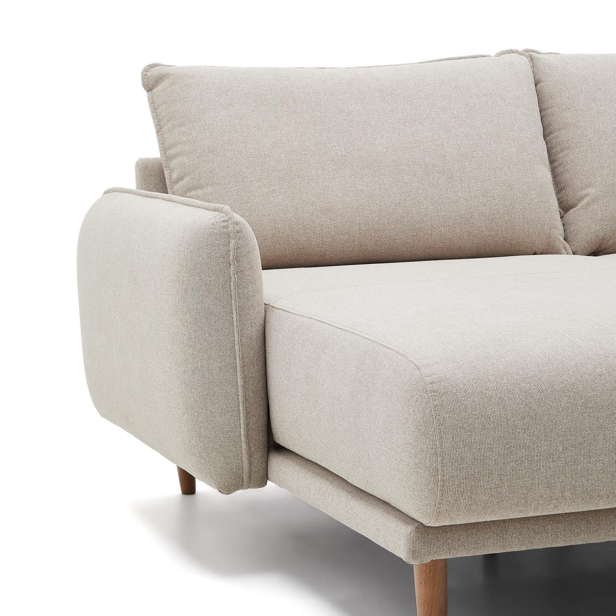 Carlota 3-Sitzer-Sofa mit Chaiselongue rechts/links beige 262 cm - ZEN ZONE