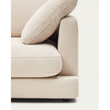 Gala 4-Sitzer-Sofa mit Chaiselongue links beige 300 cm - ZEN ZONE