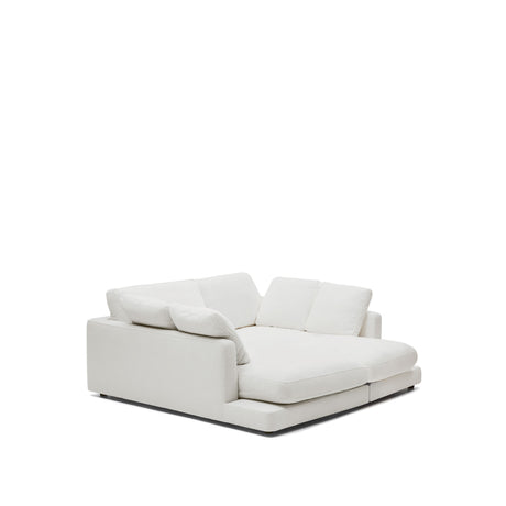 Gala 3-Sitzer Sofa mit doppelter Chaiselongue weiß 210 cm - ZEN ZONE