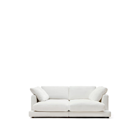 Gala 3-Sitzer Sofa mit doppelter Chaiselongue weiß 210 cm - ZEN ZONE