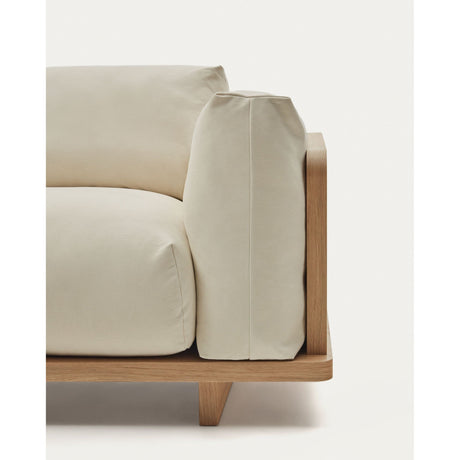 Oaq 3-Sitzer-Sofa beige 225 cm - ZEN ZONE