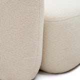 Martina 3-Sitzer-Sofa mit  Bouclé in Off-White 246 cm - ZEN ZONE