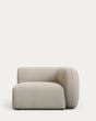 Sitzmodul rechts 1- Sitzer-Sofa Martina Chenille Ecru - ZEN ZONE Furniture