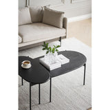 SKYE Couchtisch Schwarz 80x40x45cm - ZEN ZONE