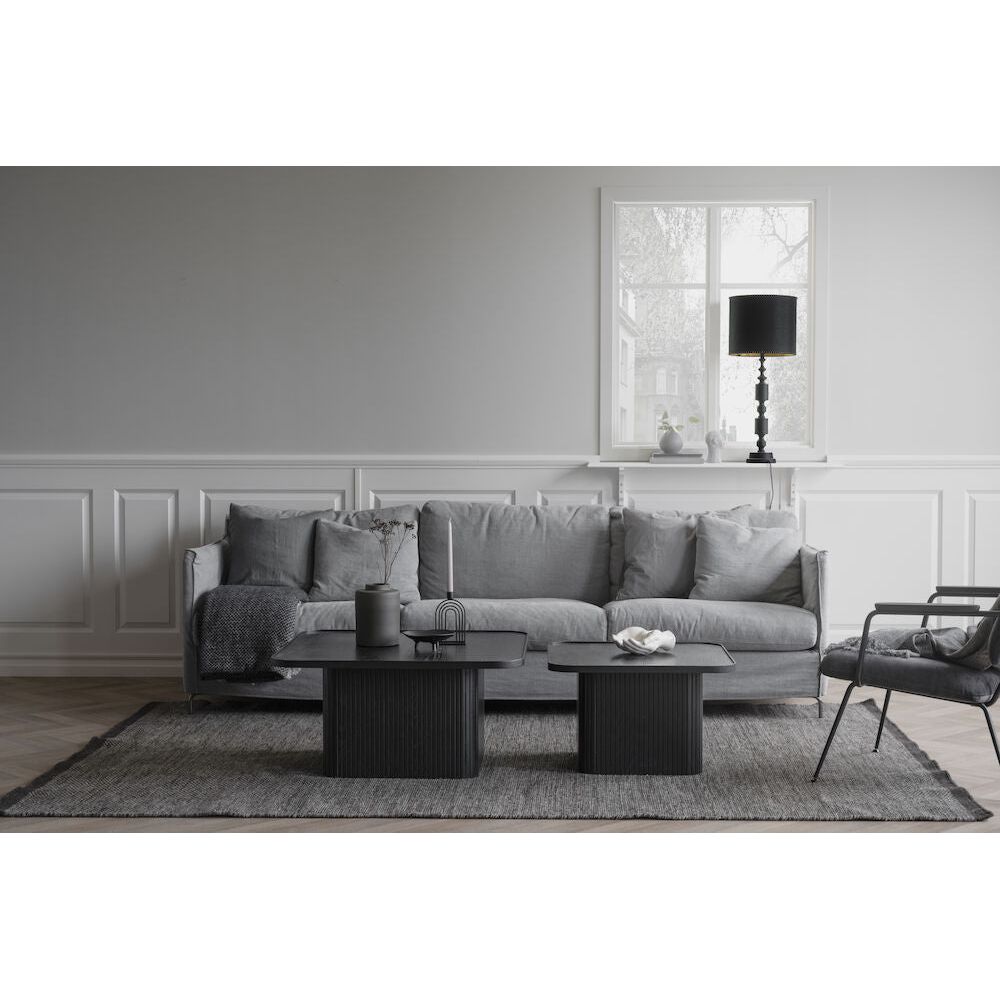 SULLIVAN Couchtisch Schwarz 60x60x37cm - ZEN ZONE