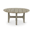 ELISA Couchtisch d80 Teak Grau - ZEN ZONE