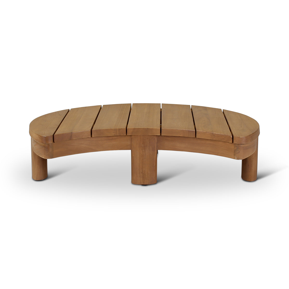 AMBON Couchtisch 90x70 Teak Natur - ZEN ZONE