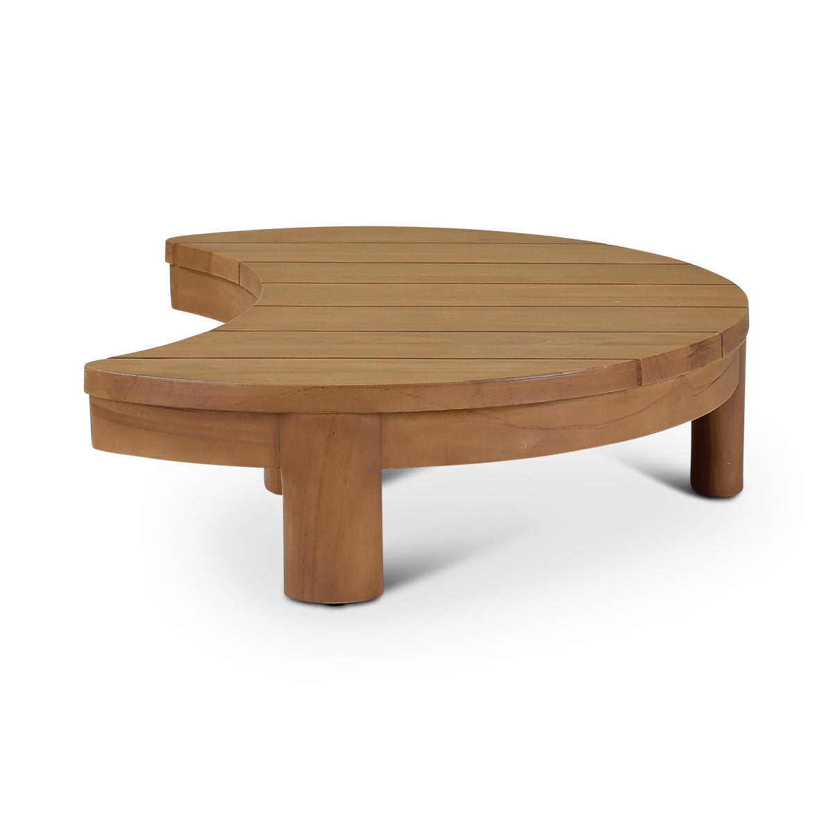 AMBON Couchtisch 90x70 Teak Natur - ZEN ZONE